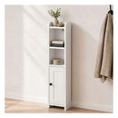Bathroom Cabinet Storage Slim Organiser Storage White