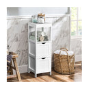 Freestanding Bathroom Floor Cabinet With 2 Removable Drawers