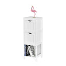 Freestanding Bathroom Floor Cabinet With 2 Removable Drawers
