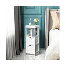 Freestanding Bathroom Floor Cabinet With 2 Removable Drawers
