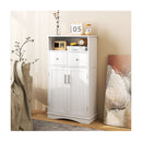 Bathroom Floor Cabinet With 2 Adjustable Shelves