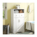 Bathroom Floor Cabinet With 2 Adjustable Shelves