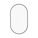 Oval Bathroom Vanity Wall Mirror Stainless Steel