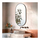 Oval Bathroom Vanity Wall Mirror Stainless Steel