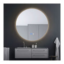 Bathroom Round Led Anti Fog Mirror Wall Mount