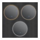 Bathroom Round Led Anti Fog Mirror Wall Mount
