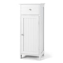 Bathroom Storage Cabinet Side Storage Organizer With Shelf White