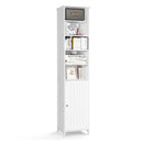 Bathroom Storage Cabinet With 5 Open Shelves For Home White