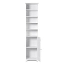 Bathroom Storage Cabinet With 5 Open Shelves For Home White