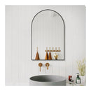 Stainless Steel Framed Arched Wall Mounted Bathroom Vanity