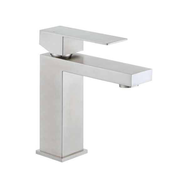 Bathroom Vanity Basin Mixer Tap Stainless Steel Faucet Square Spout