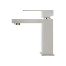 Bathroom Vanity Basin Mixer Tap Stainless Steel Faucet Square Spout