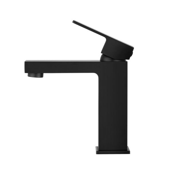 Bathroom Vanity Basin Mixer Tap Stainless Steel Faucet Square Spout