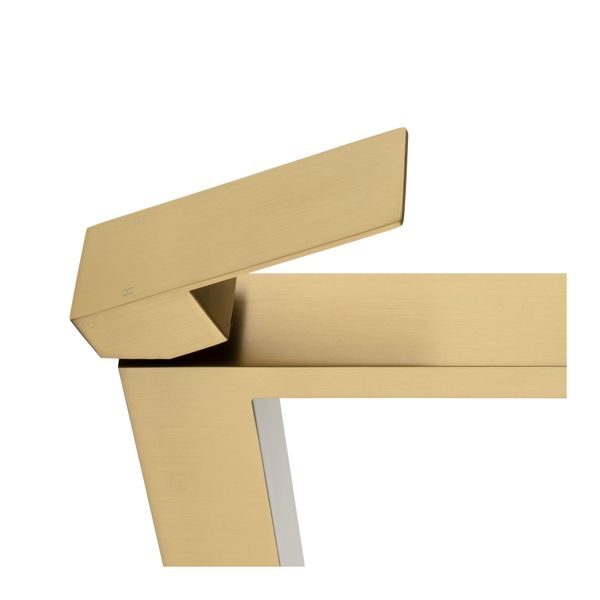 Bathroom Vanity Basin Mixer Tap Stainless Steel Square Spout