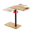 Bathtub Caddy Tray Side Bath Spa Bamboo Tray Freestanding Table Holder