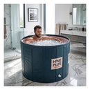 Bathtub Portable Foldable 320L 80 X 80cm Soaking Bath For Home Green