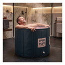 Bathtub Portable Foldable 320L 80 X 80cm Soaking Bath For Home Green