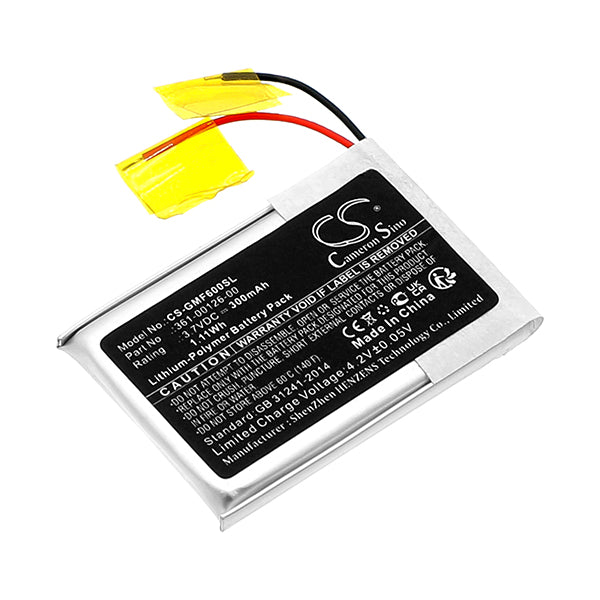 Cameron Sino Csgmf600Sl 300Mah Replacement Battery For Garmin Fenix 6X