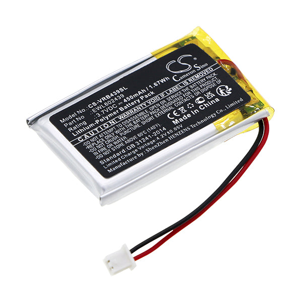 Cameron Sino Cs Vrb439Sl 450Mah Replacement Battery For Virtue