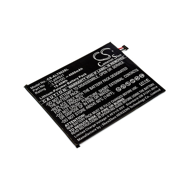 Cameron Sino Cs Alt902Sl 4000Mah Battery For Alcatel A30 Tablet