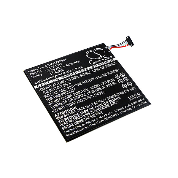 Cameron Sino Cs Auz300Sl 4650Mah Battery For Asus Zenpad 10 Z300Cnl