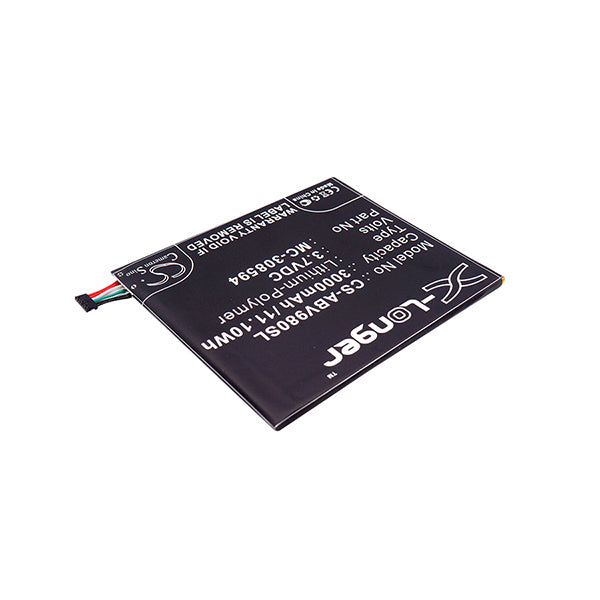 Cameron Sino Cs Abv980Sl 3000Mah Replacement Battery For Amazon Sv98Ln