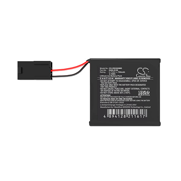 Cameron Sino Cs Vbx600Md 750Mah Battery For Verathon Bvi 6100