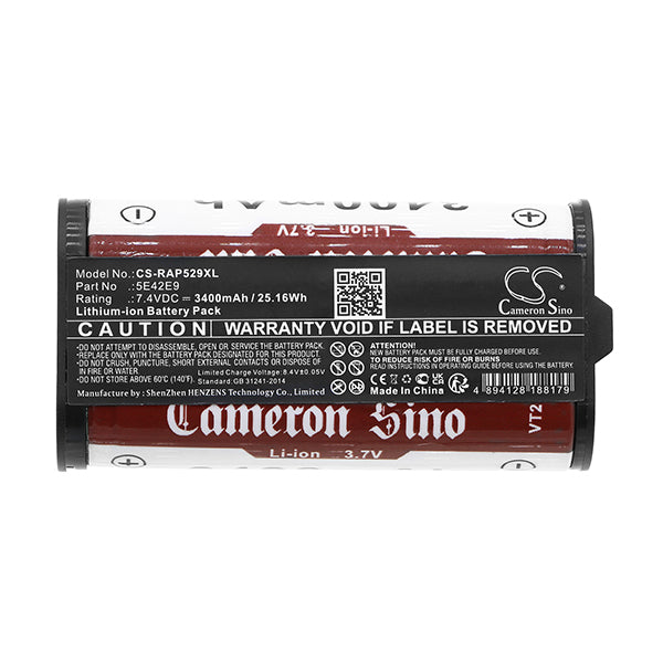 Cameron Sino Csrap529Xl 3400Mah Battery For Ring Alarm Home Base Pro