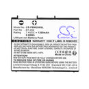 Cameron Sino Cspbw260Sl 1200Mah Replacement Battery For Brother Mw 260