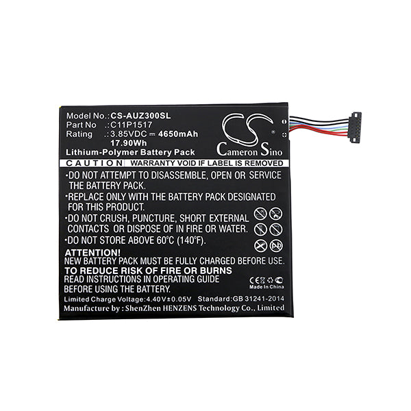 Cameron Sino Cs Auz300Sl 4650Mah Battery For Asus Zenpad 10 Z300Cnl