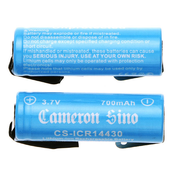 Cameron Sino Cs Icr14430Nf 650Mah Replacement Battery