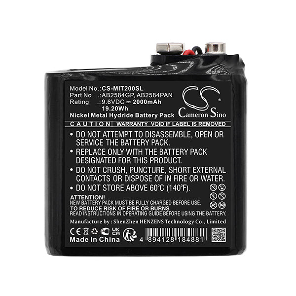 Cameron Sino Cs Mit200Sl 2000Mah Battery For Megger Tdr2000 C