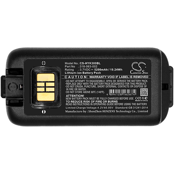 Cameron Sino Cs Hyk300Bl 5200Mah Replacement Battery For Honeywell Ck3