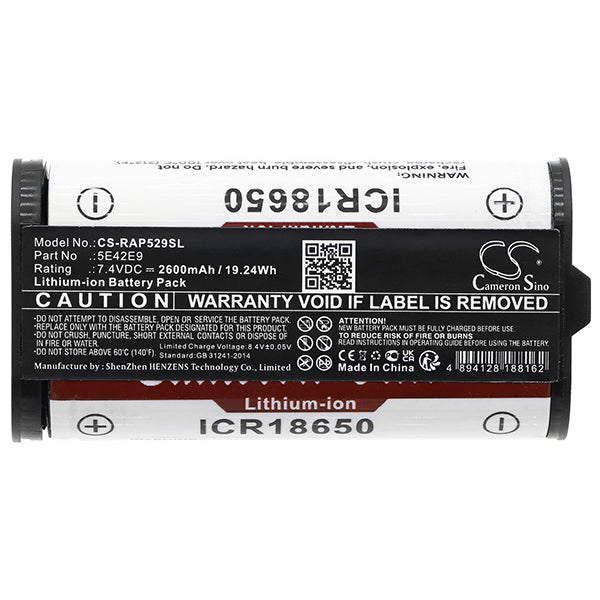 Cameron Sino Cs Rap529Sl 2600Mah Battery For Ring Alarm Home Base Pro