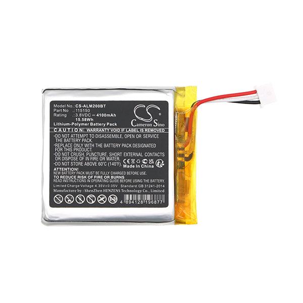 Cameron Sino Cs Alm200Bt 4100Mah Replacement Battery For 2Gig