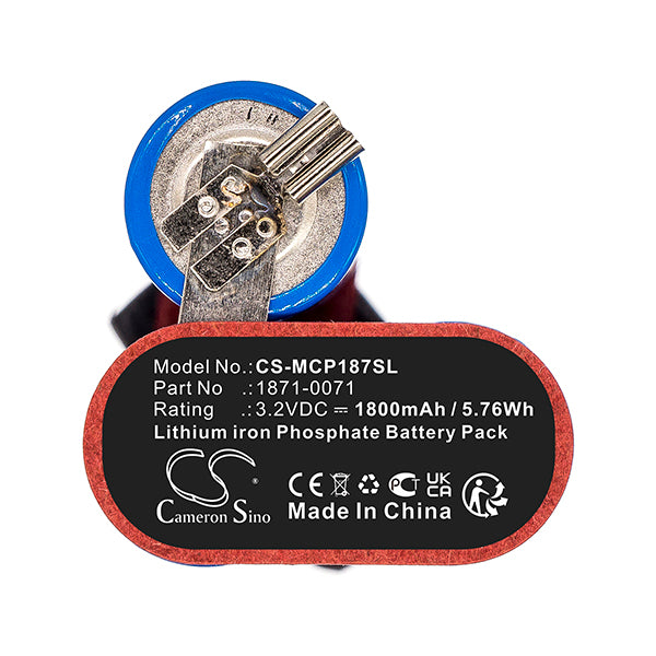 Cameron Sino Cs Mcp187Sl 1800Mah Battery For Moser 1871 0071