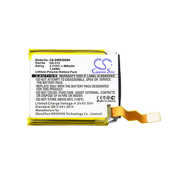 Cameron Sino Cs Swr350Sh 280Mah Replacement Battery For Sony Swr50