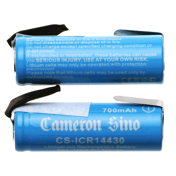 Cameron Sino Cs Icr14430Nt 650Mah Replacement Battery