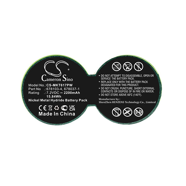 Cameron Sino Cs Mkt617Pw 2200Mah Replacement Battery For Makita 6176D