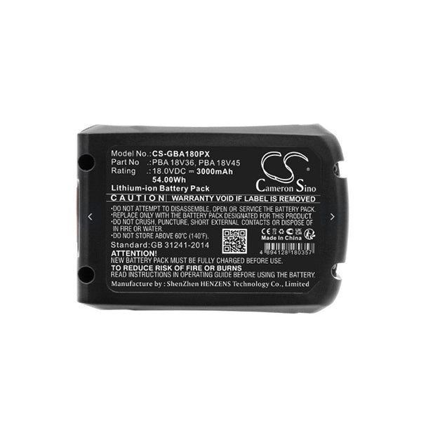 Cameron Sino Csgba180Px 3000Mah Replacement Battery For Gardena Tcs 20