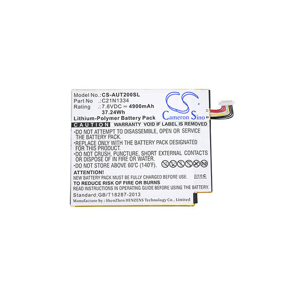 Cameron Sino Cs Aut200Sl 4900Mah Battery For Asus Transformer Book