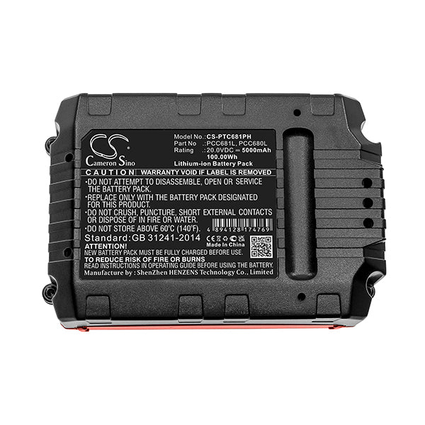 Cameron Sino Cs Ptc681Ph 5000Mah Battery For Porter Cable Pcc601
