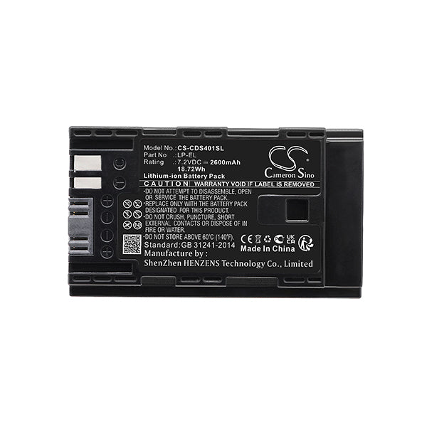 Cameron Sino Cs Cds401Sl 2600Mah Battery For Canon Speedlite El 1