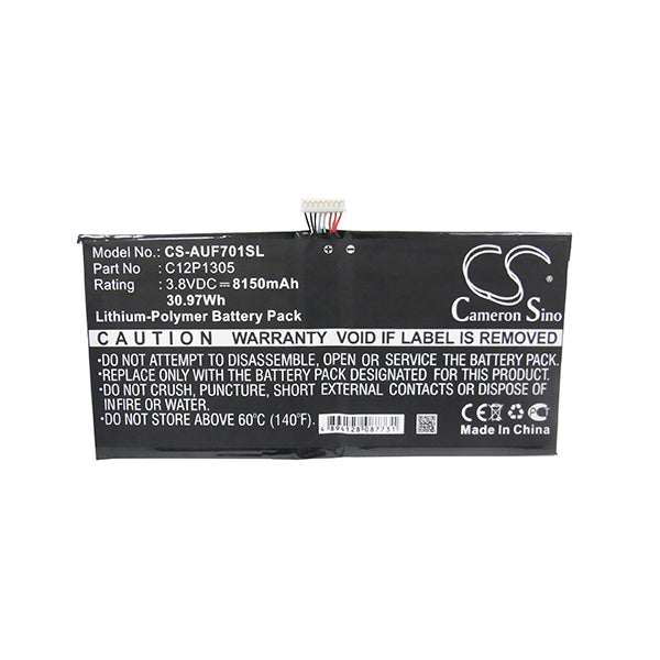 Cameron Sino Cs Auf701Sl 8150Mah Battery For Asus Transformer Tf701T