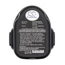 Cameron Sino Cs Dwe920Px 3000Mah Replacement Battery For Dewalt Dw920K