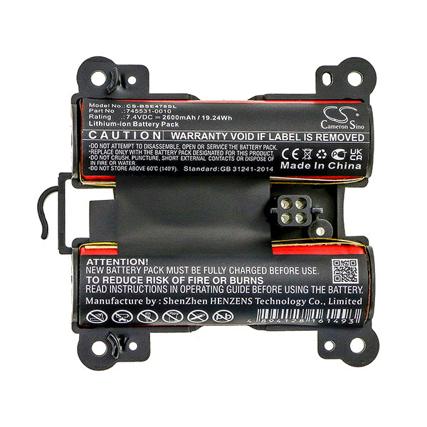 Cameron Sino Cs Bse478Sl 2600Mah Replacement Battery For Bose 071478