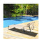 Reclining Beach Chair With Detachable Pillows For Outdoor