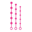 Bead Delight Silicone Anal Beads Set Of 3 Sizes