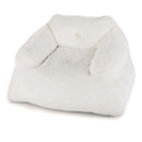 Bean Bag Chair Plush Lazy Sofa With Ultra Soft Velvet Cover Beige