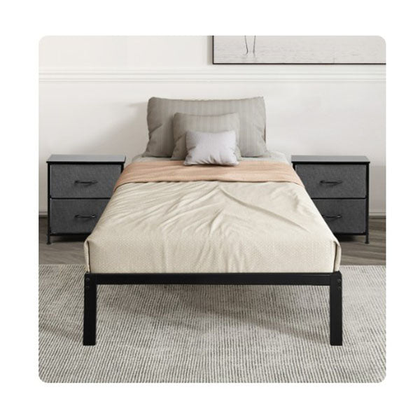 Metal Bed Frame Heavy Duty Storage Space